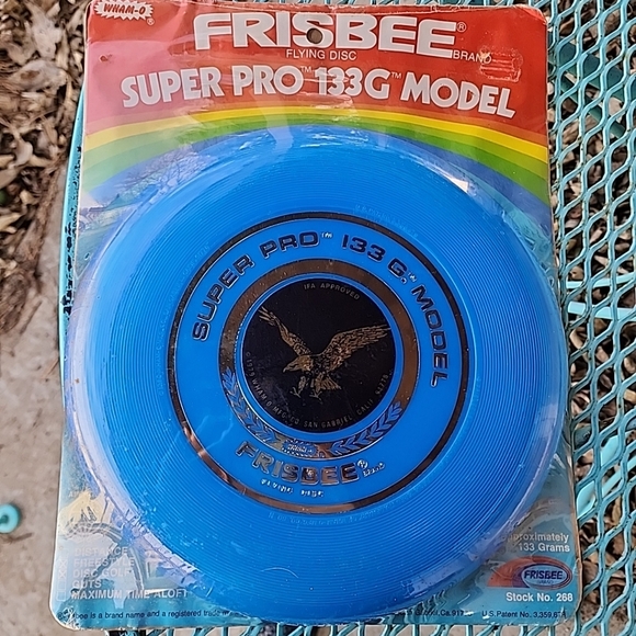 Vintage 1980 Whamo Frisbee Super Pro 133g Model Freestyle And Disc Golf